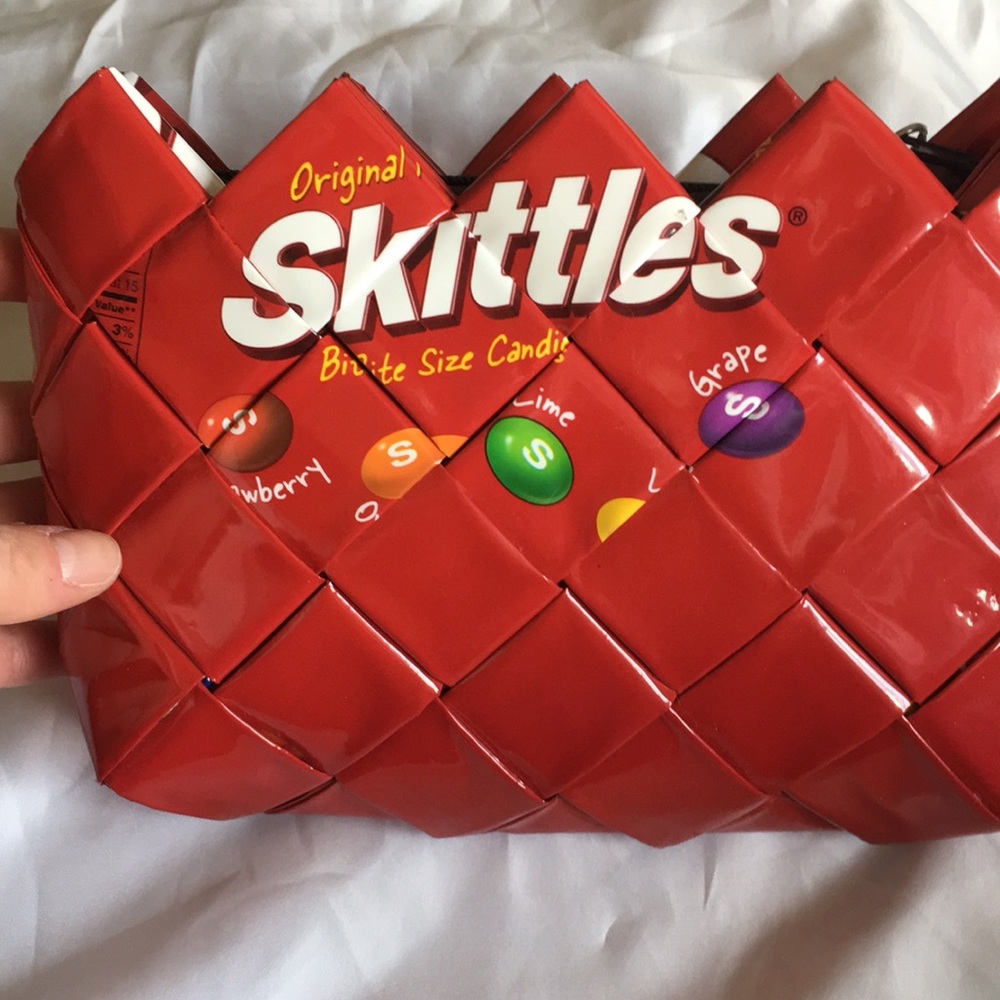 Skittles Wrapper Wristlet